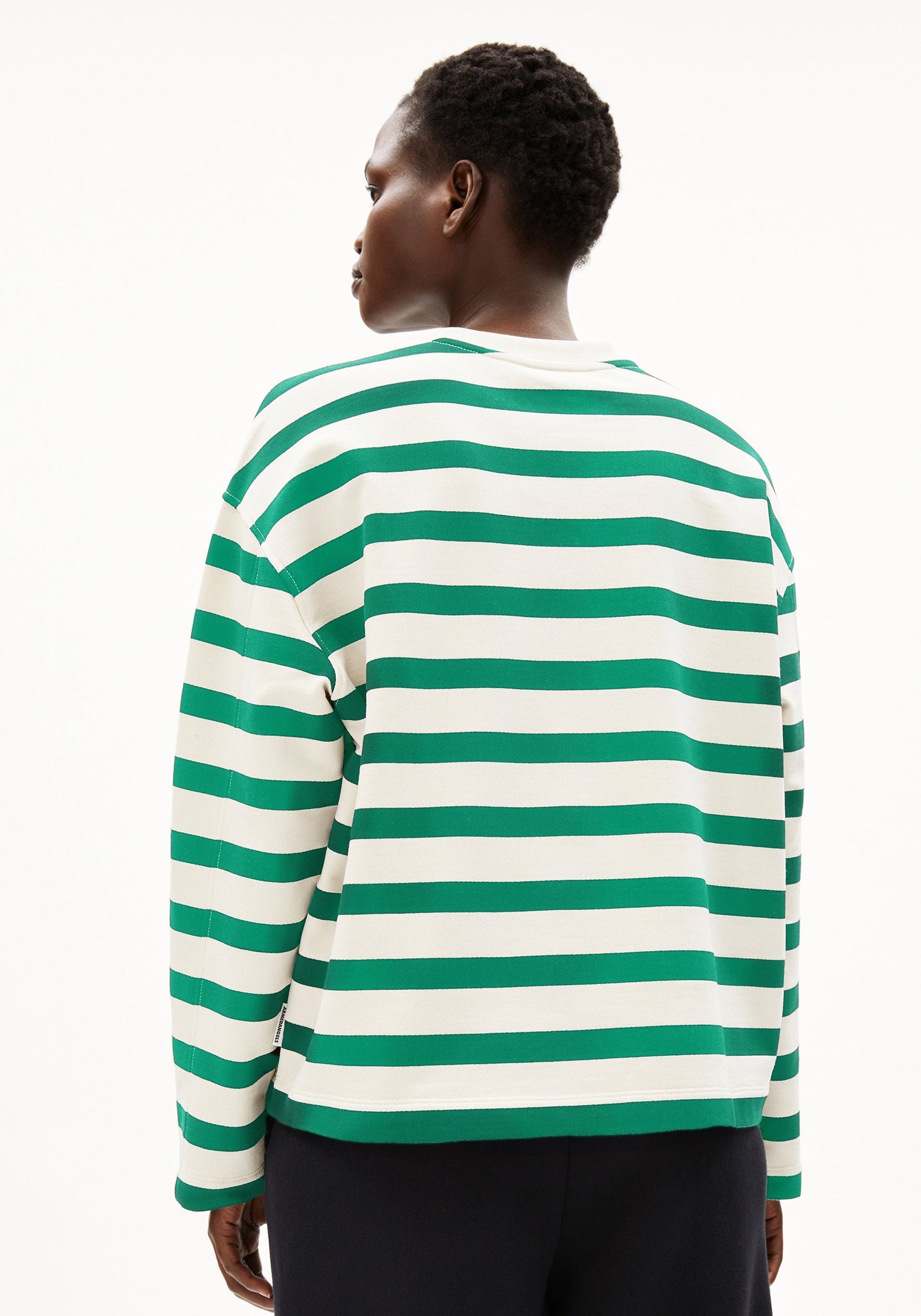 Frankaa Iconic Bold Sweater - Undyed/Emerald Green