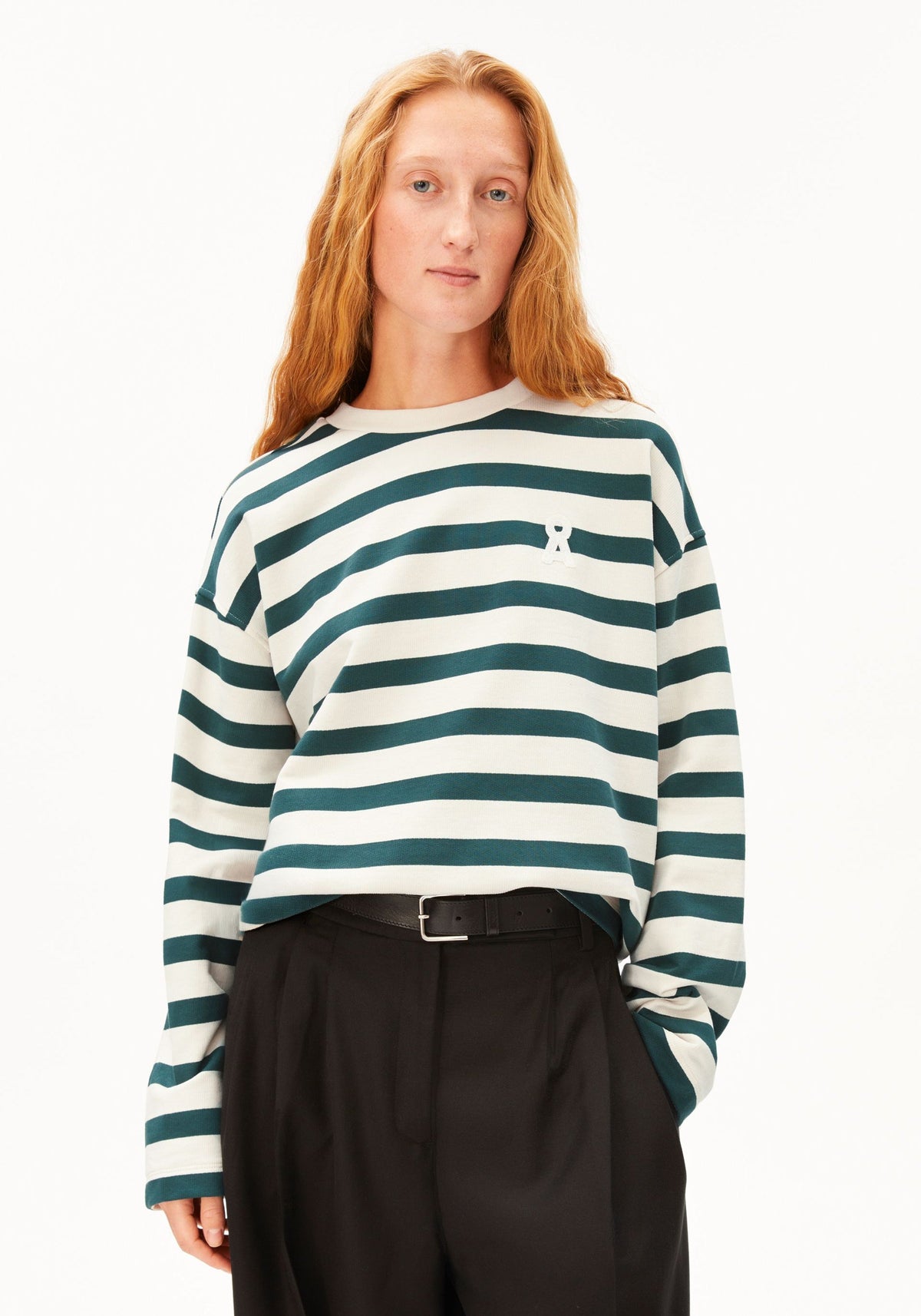 Frankaa Iconic Bold Sweater - Undyed/Midnight Reef