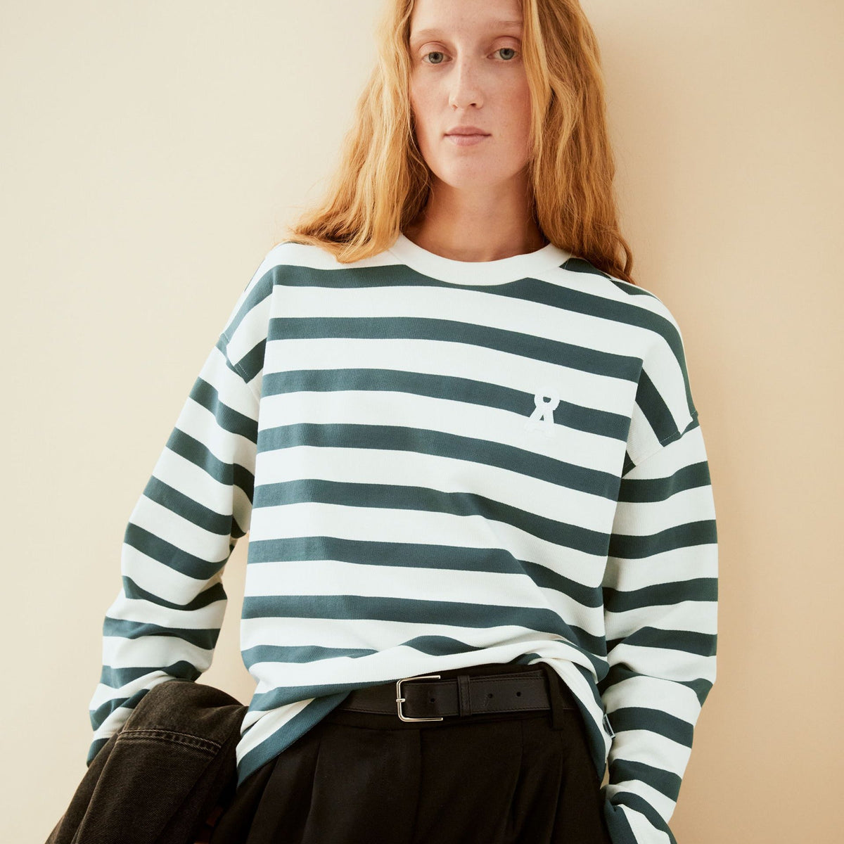 Frankaa Iconic Bold Sweater - Undyed/Midnight Reef