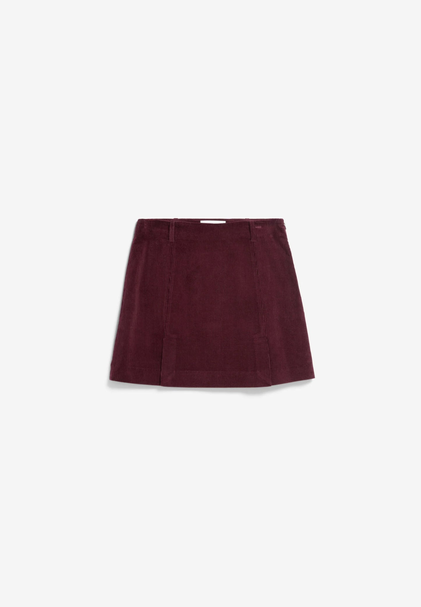 Zalaiaa Corduroy Skirt - Dark Cranberry