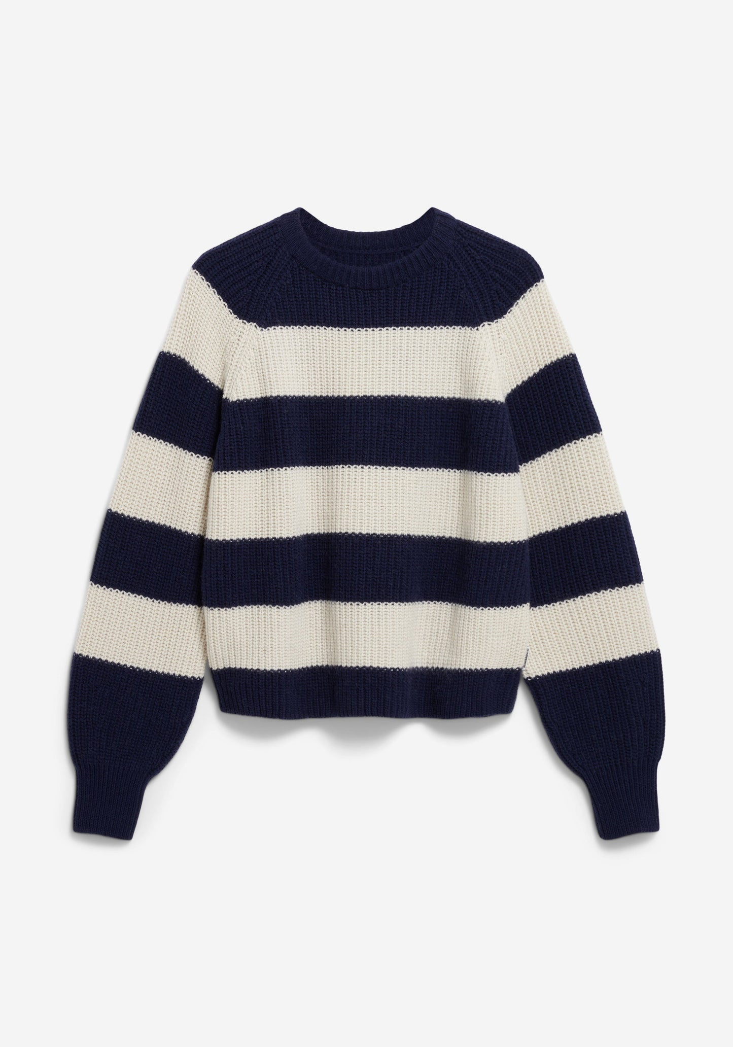 Kaagi Stripes Sweater - Tinted Navy