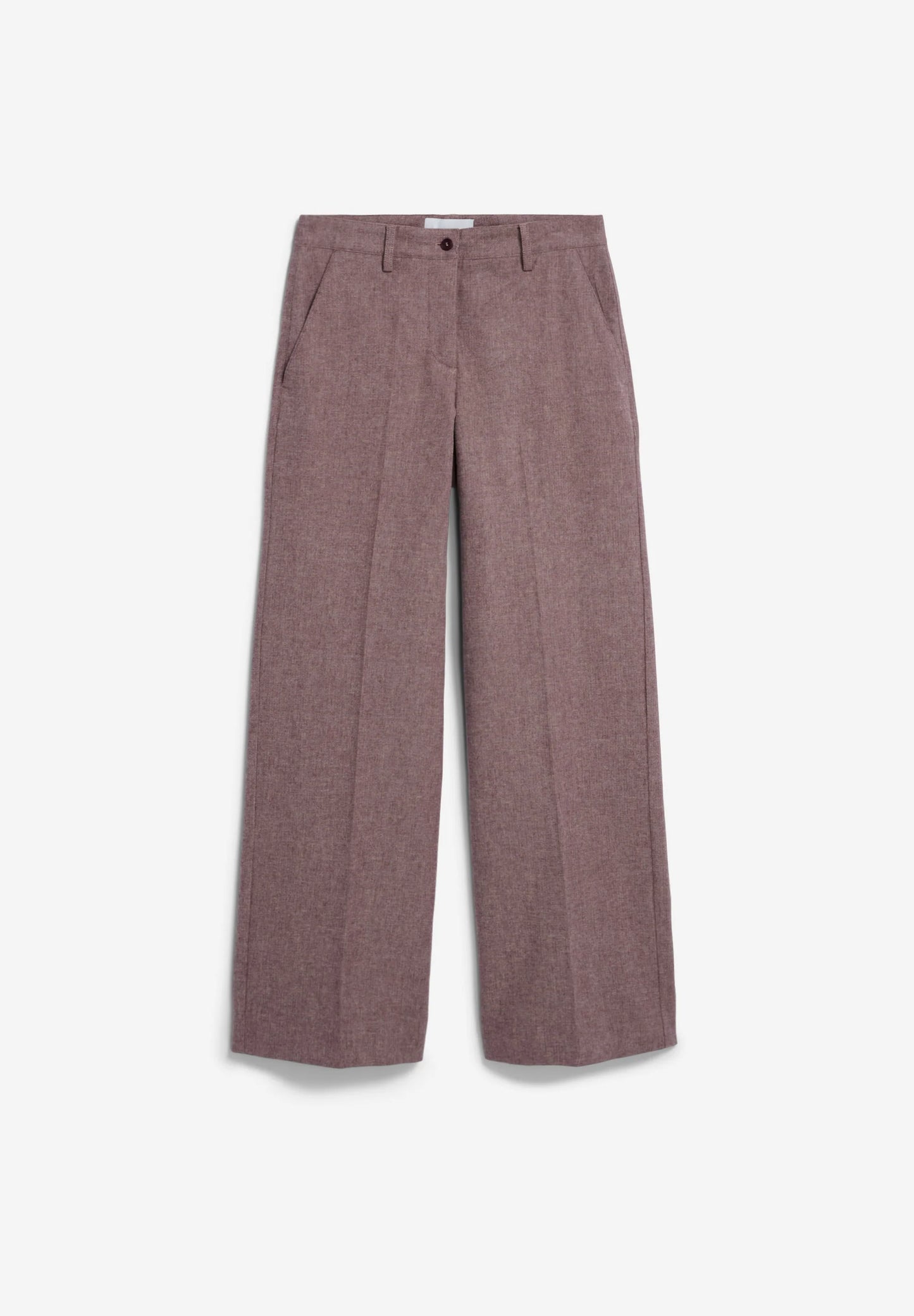 Leandraa Handaas Woven Pants - Pure/Dark Cranberry