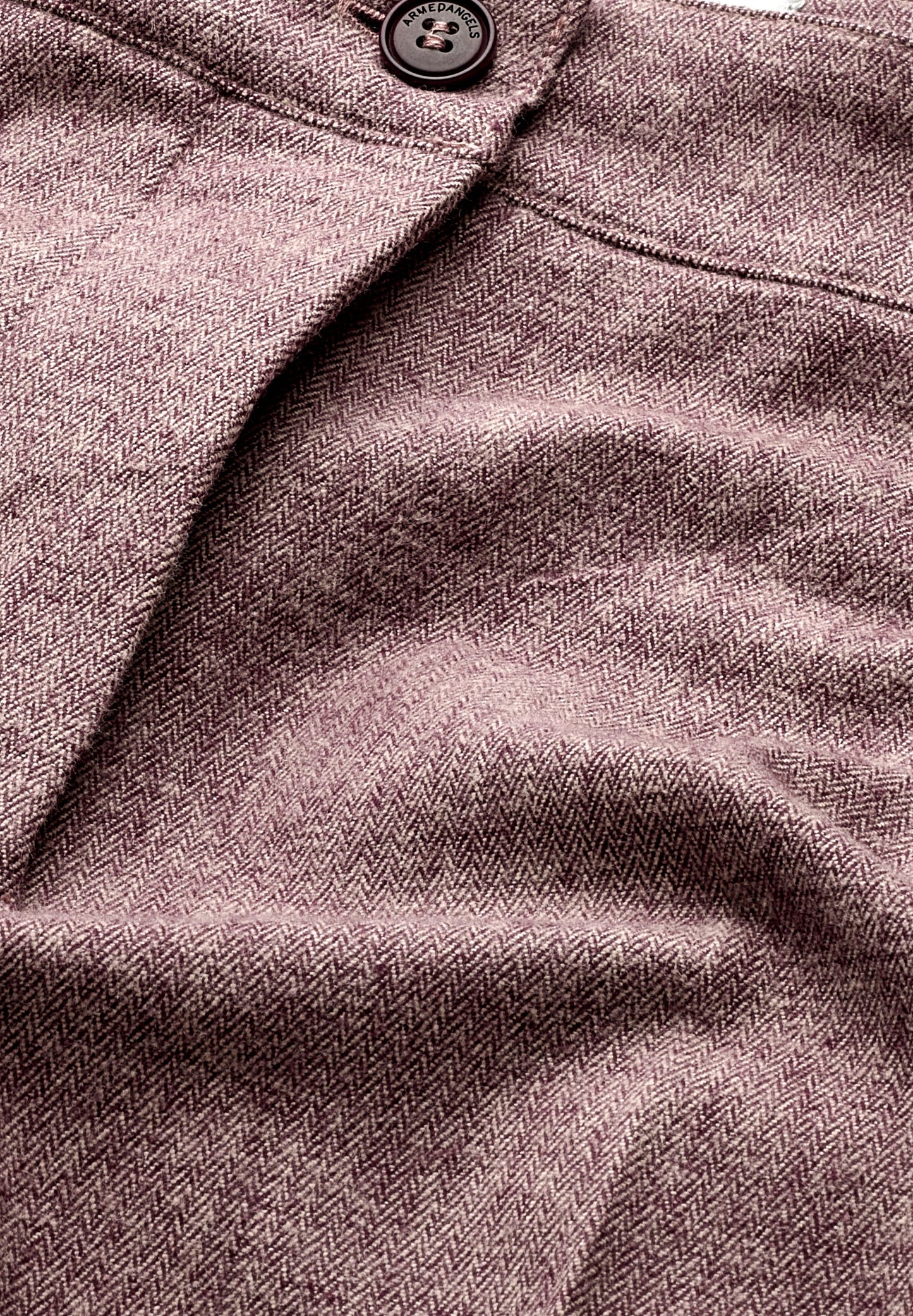Leandraa Handaas Woven Pants - Pure/Dark Cranberry