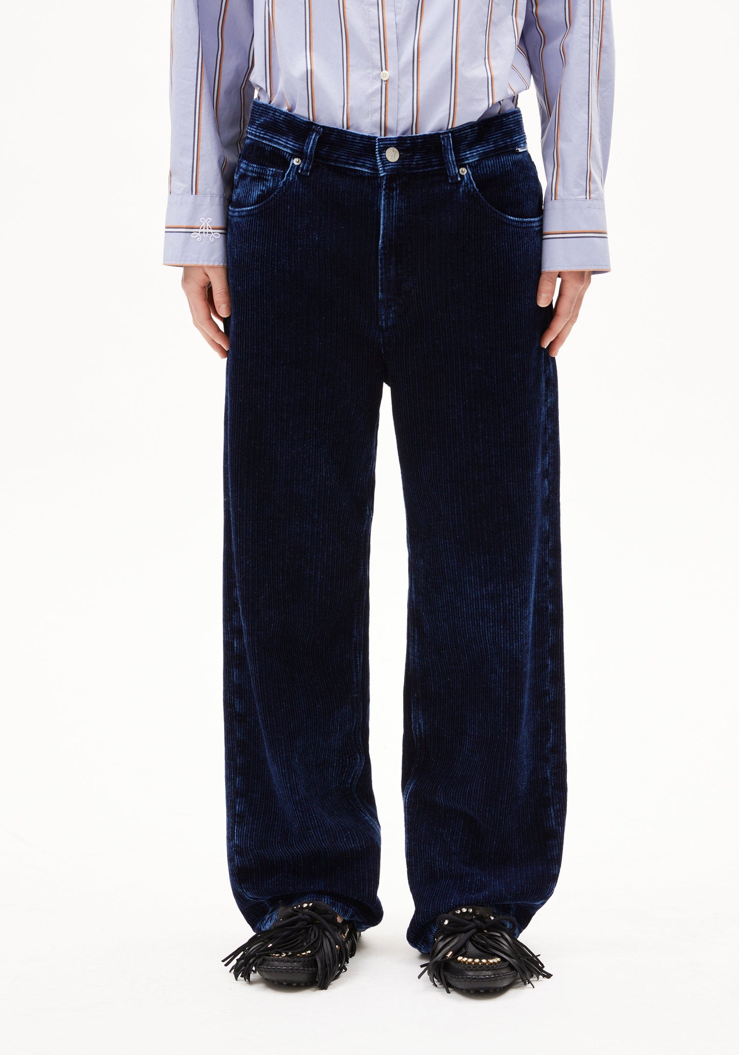 Haayi Corduroy Pants - Indigo