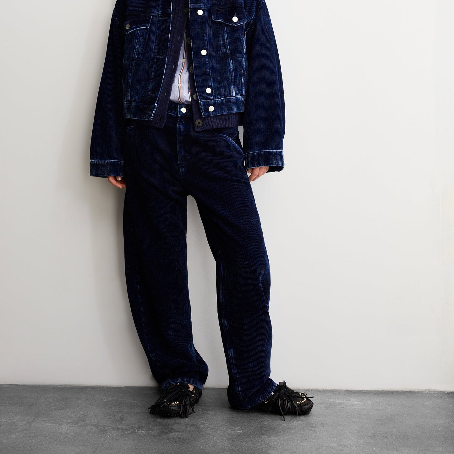 Haayi Corduroy Pants - Indigo