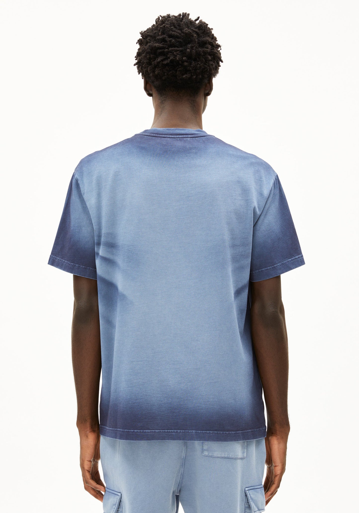 Aadru GMT Dye Spray T-Shirt - Nightshadow Washed