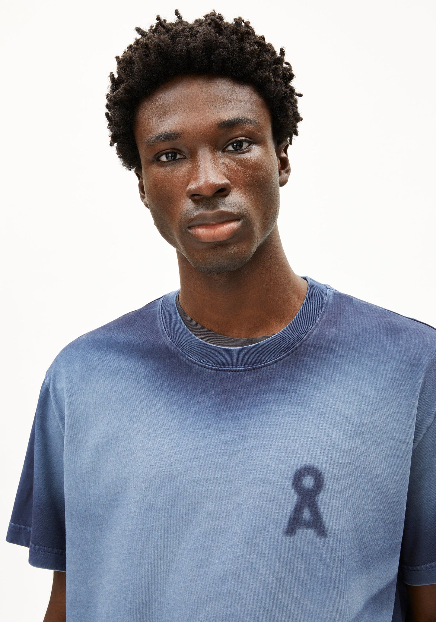 Aadru GMT Dye Spray T-Shirt - Nightshadow Washed