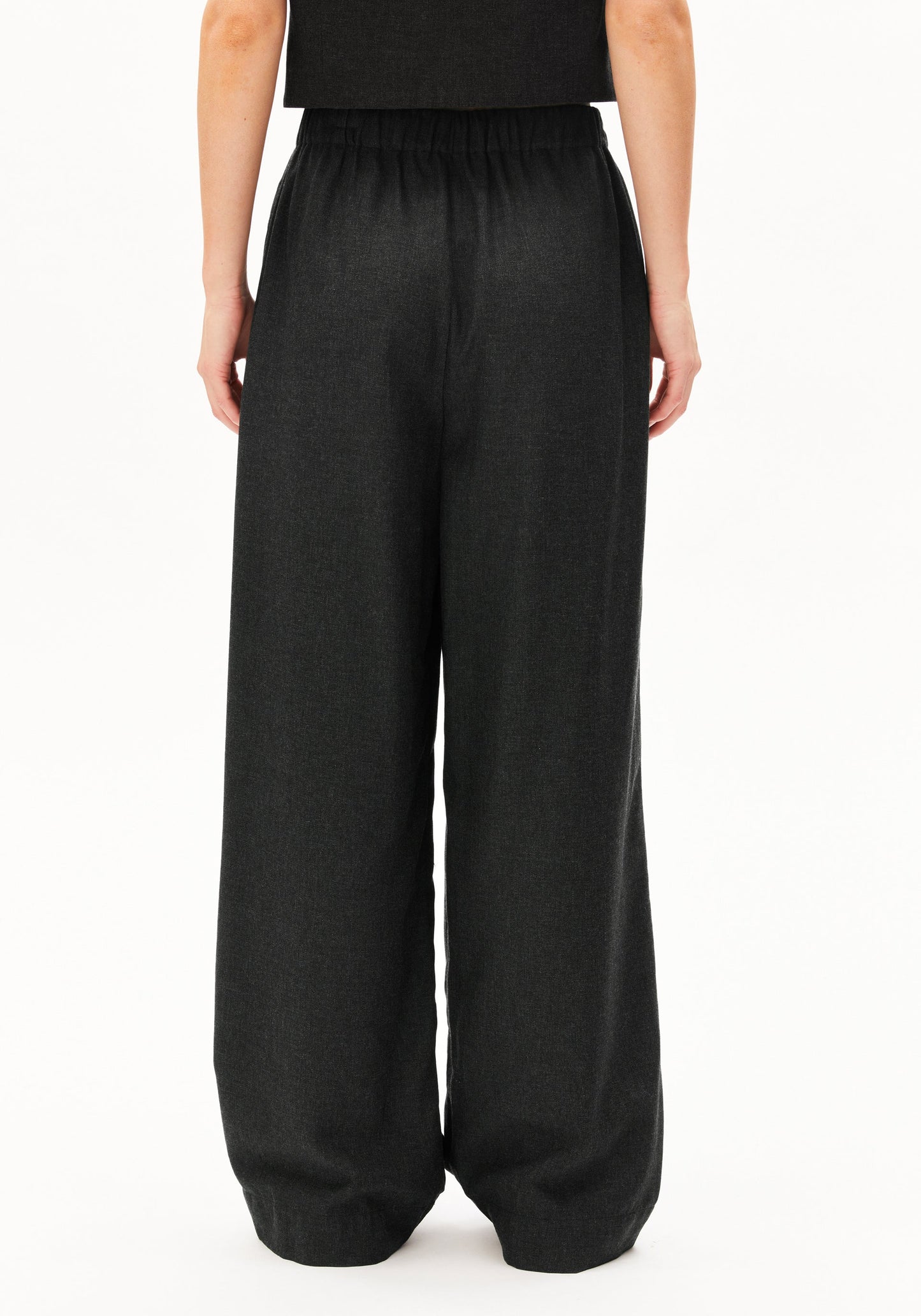 LAST ONE in M - Jonvaalie Premium Mel Pants - Steel Melange