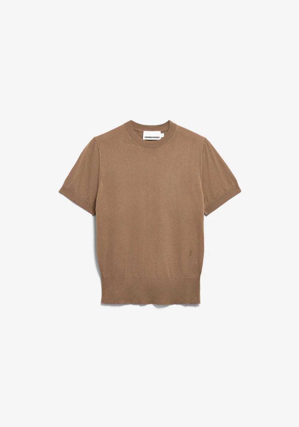 Fine Knit Short Sleeved Jumper - Amberwood