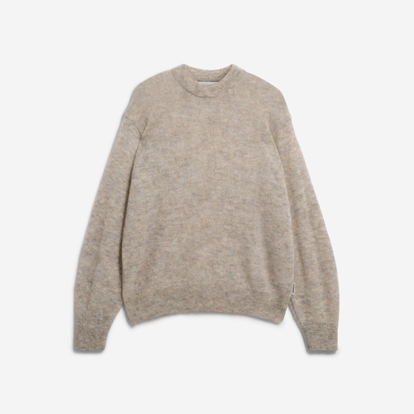 Mohair Blend Knit Sweater - Honey Melange