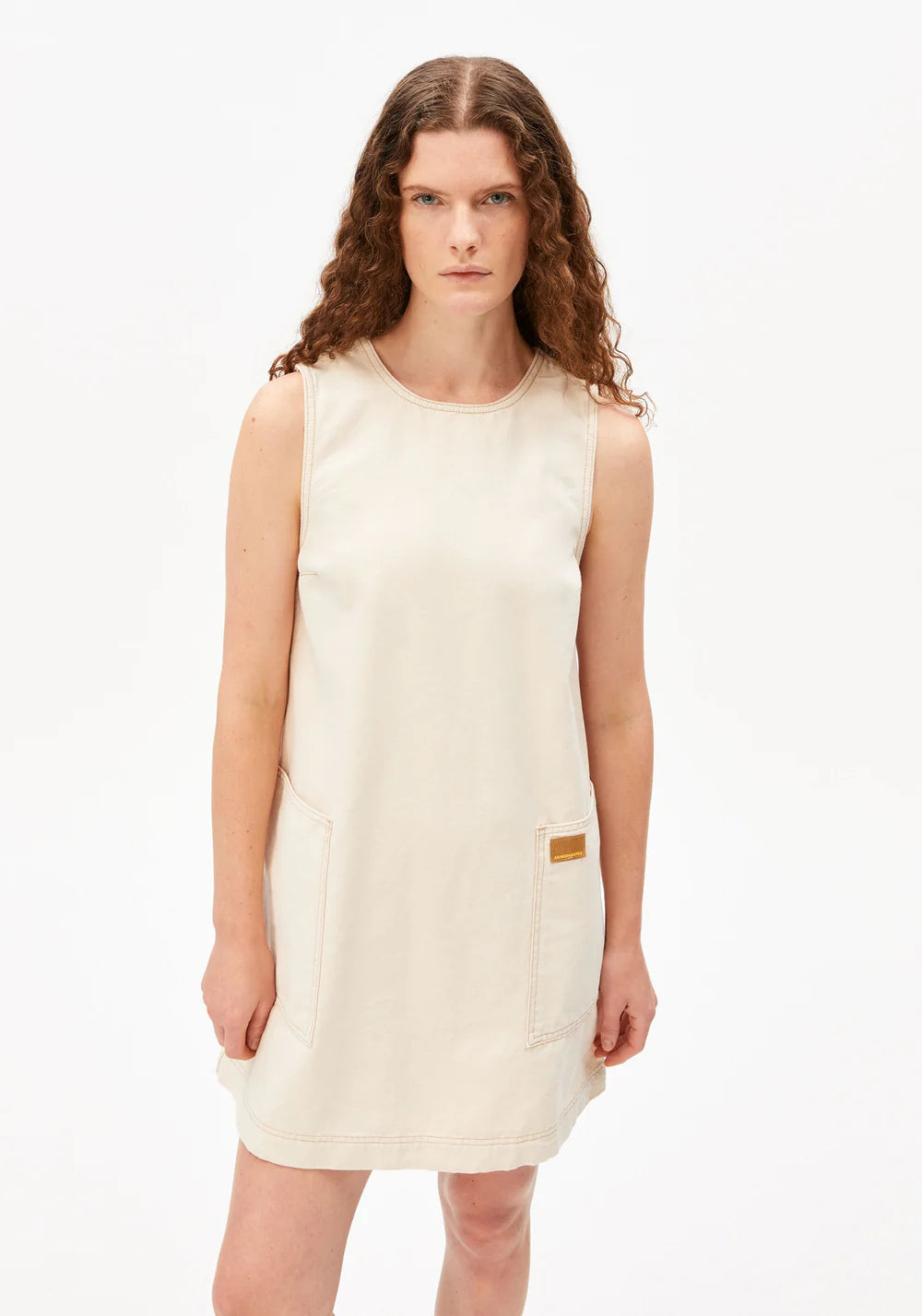 Workwear Canvas Mini Dress - Undyed