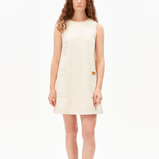 Workwear Canvas Mini Dress - Undyed