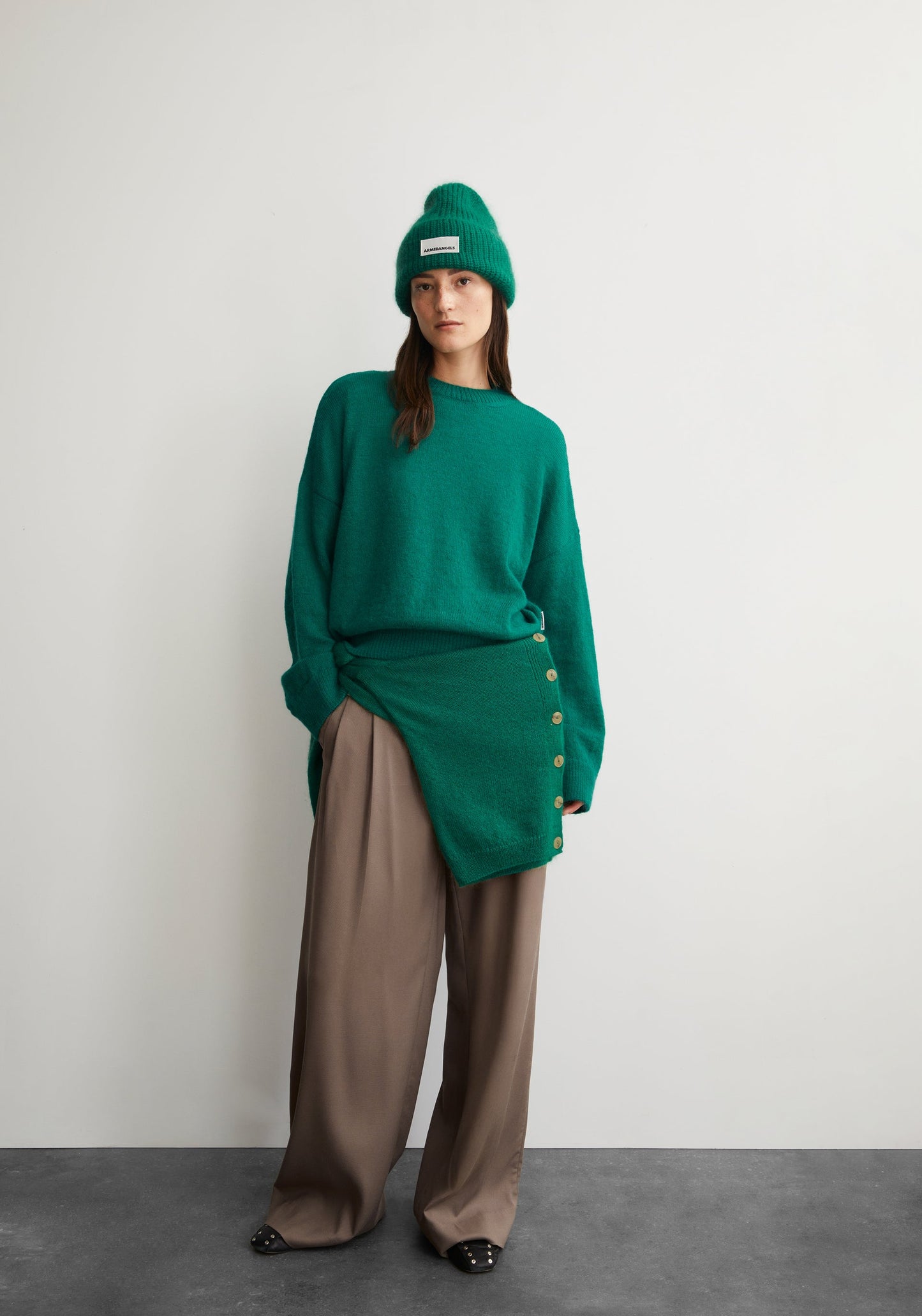 Suri Inariaas RWS Light Sweater - Emerald Green