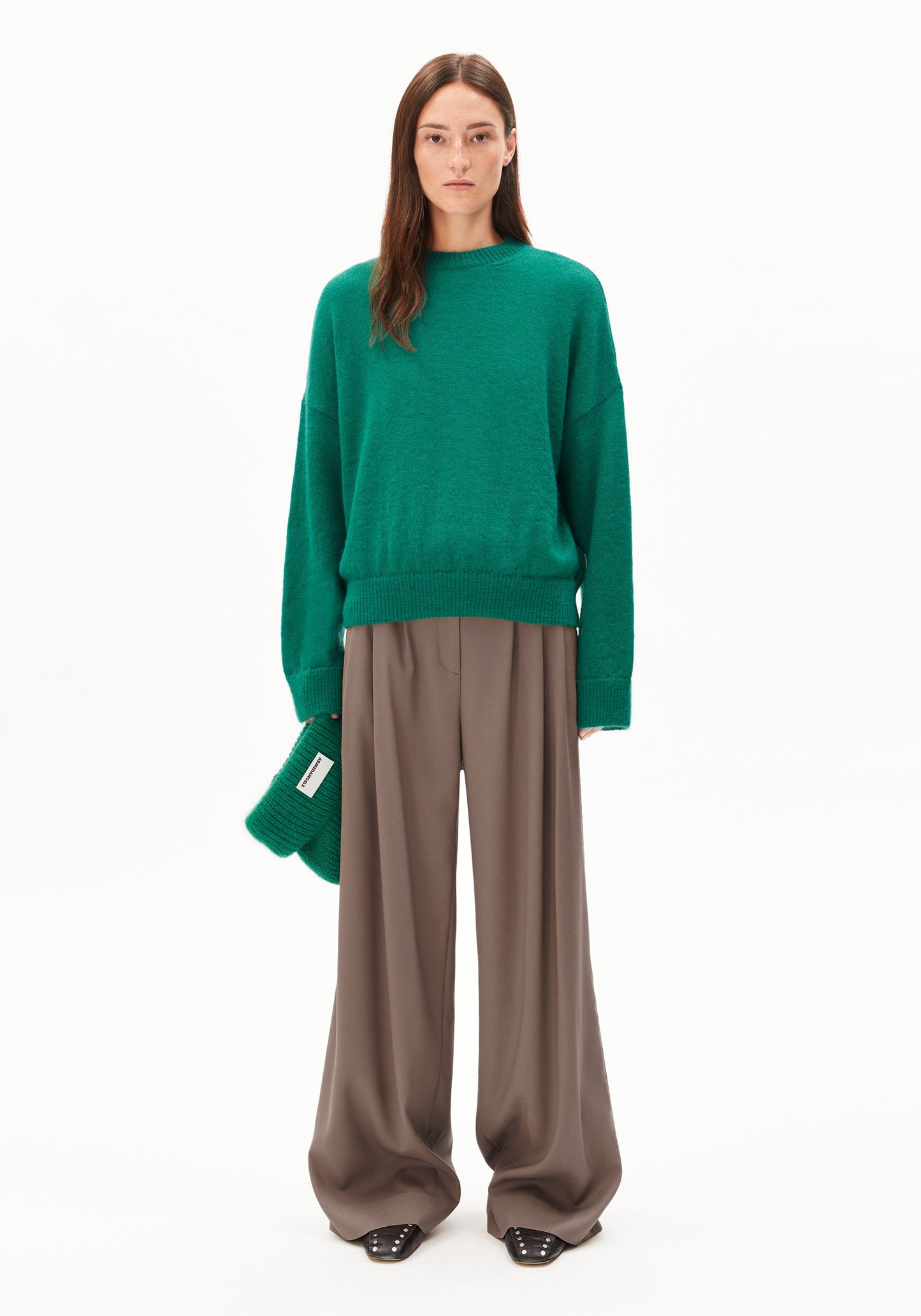 Suri Inariaas RWS Light Sweater - Emerald Green