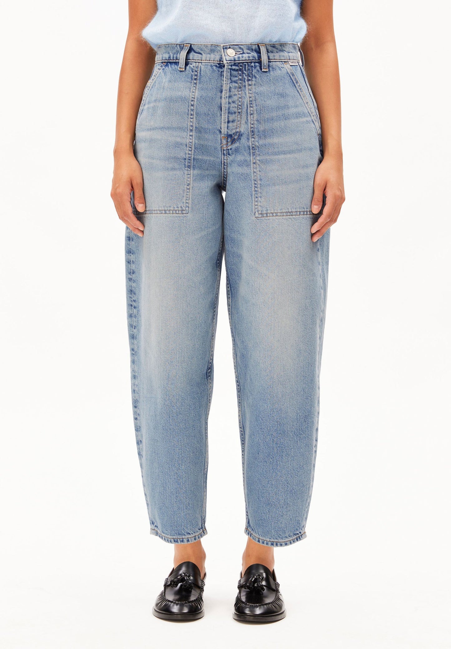 Detox Denim Baarly Carpenter High Barrel Jeans - Andromedar