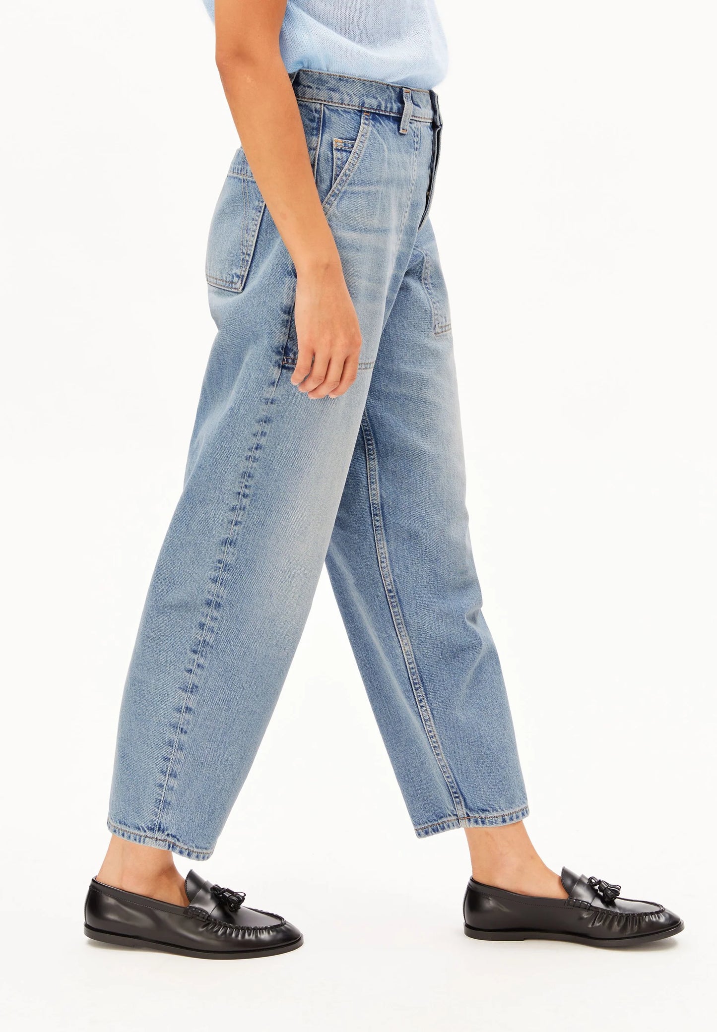 Detox Denim Baarly Carpenter High Barrel Jeans - Andromedar