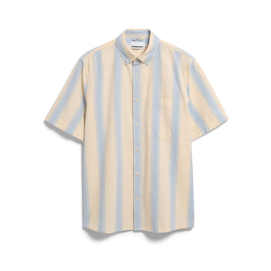 Shortsleeve Striped Shirt - Wedgwood
