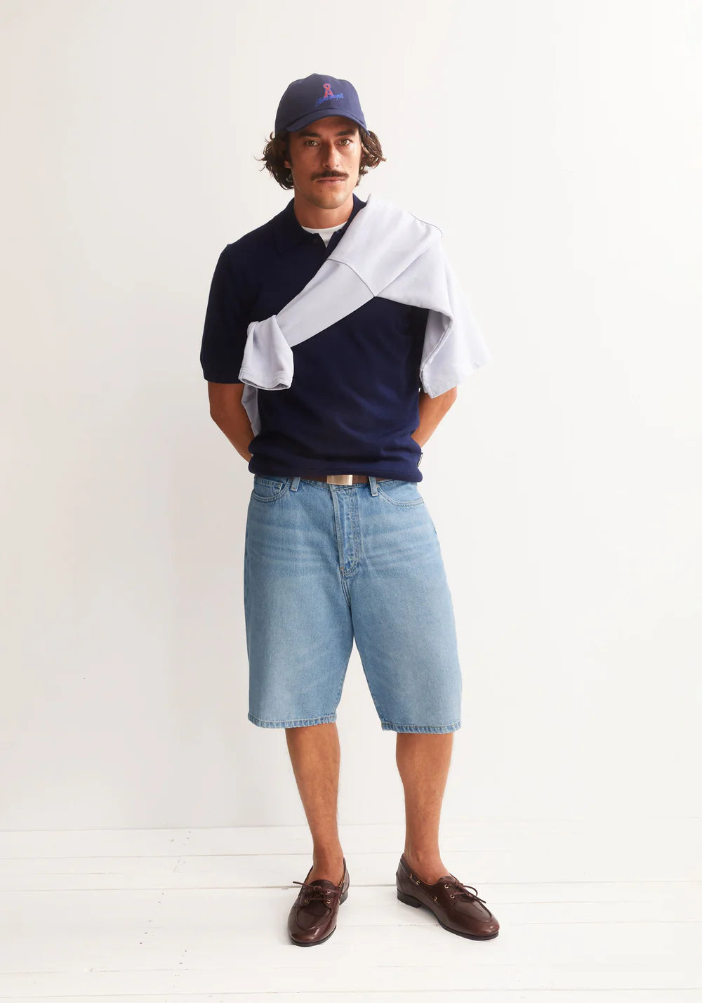 LAST ONE in 30 - Baggy Hemp Blend Denim Shorts - Atlas