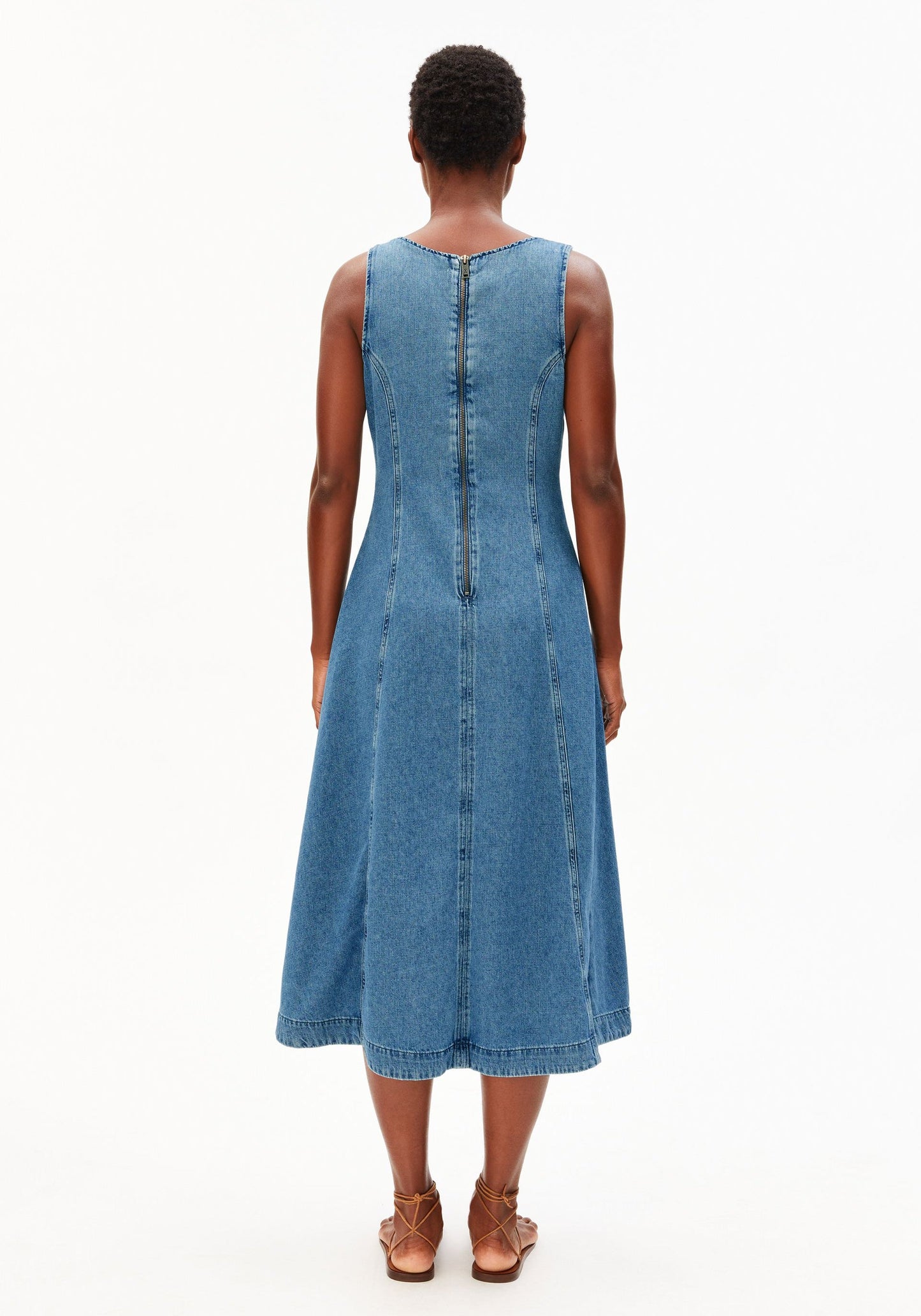 Denim Midi Dress - Muscari