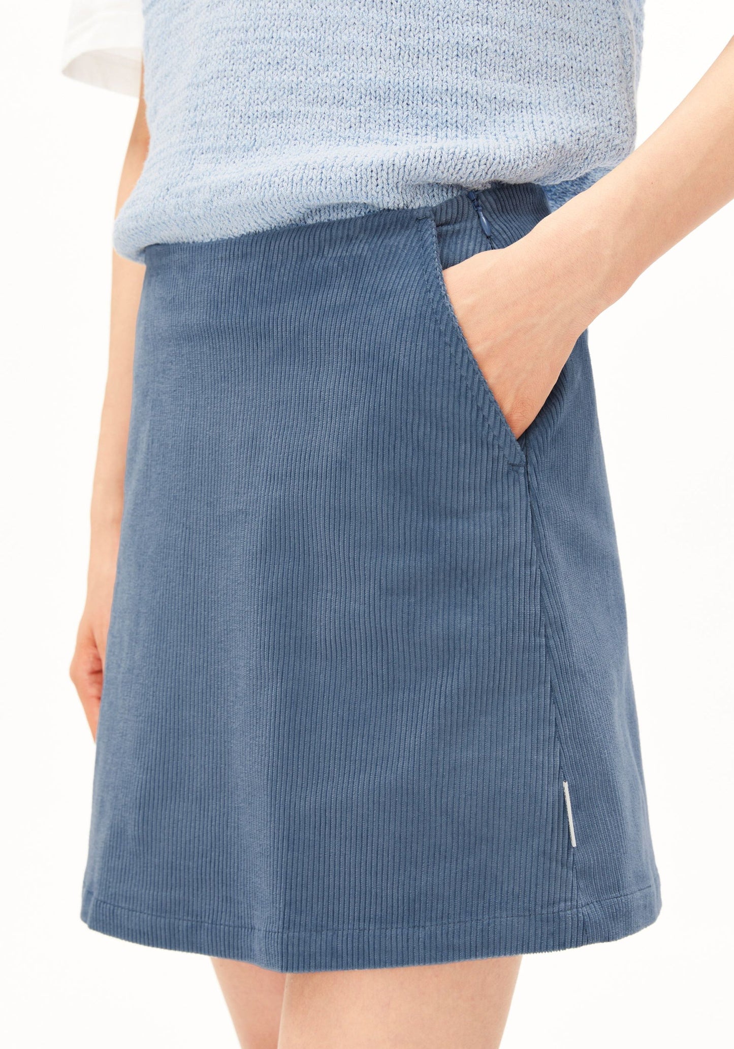 Corduroy Mini Skirt - Dusty Moon