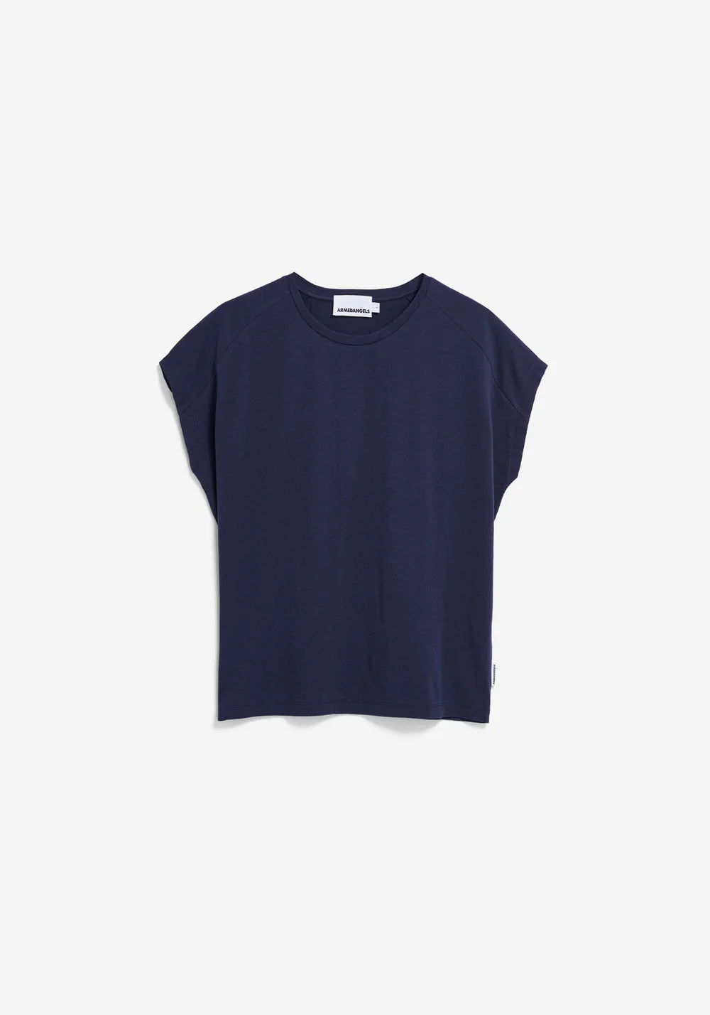 LAST ONE IN XL - Slub Jersey Stripe T-Shirt - Tinted Navy