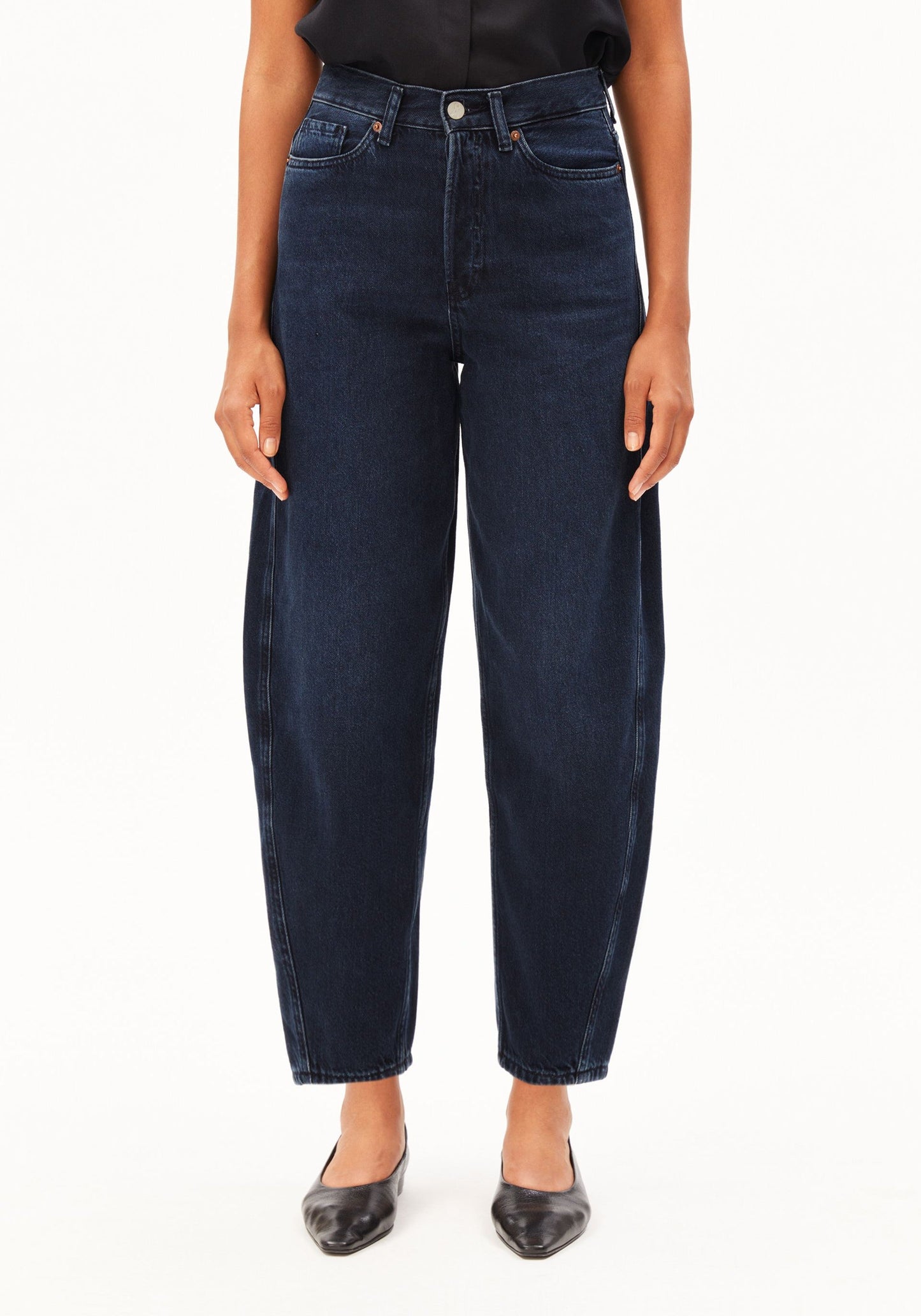 Detox Denim Baarly High Waist Barrel - Fluid Ink