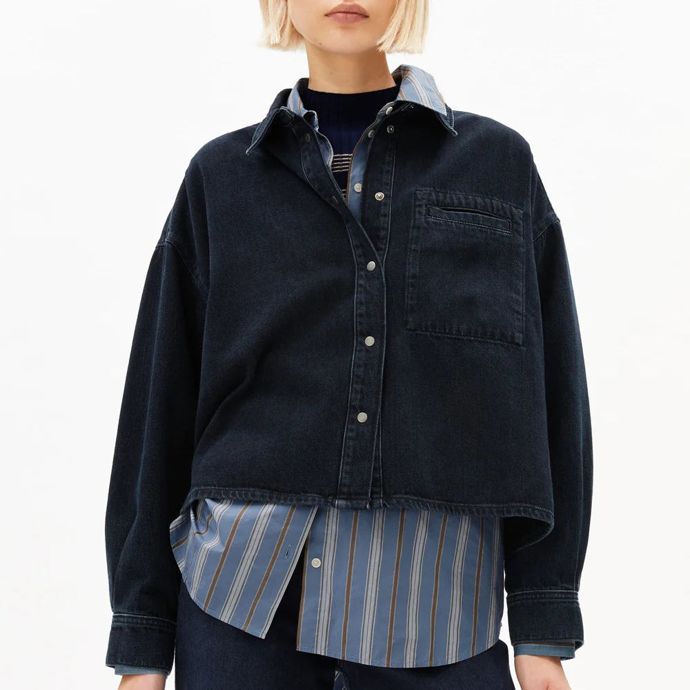 Nalaani Denim Blouse - Rinse