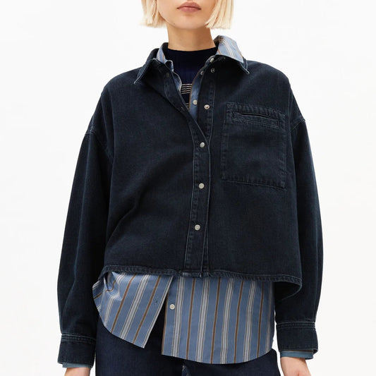Nalaani Denim Blouse - Rinse