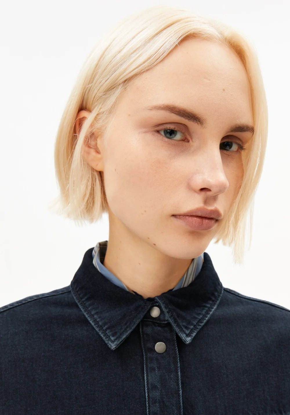 Nalaani Denim Blouse - Rinse