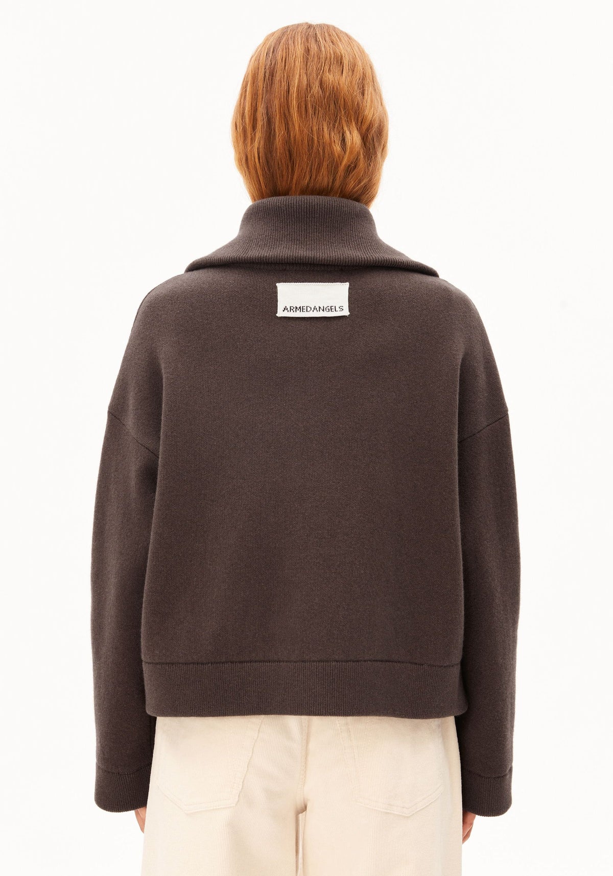 Cotton-Wool Knit Jacket - Claystone