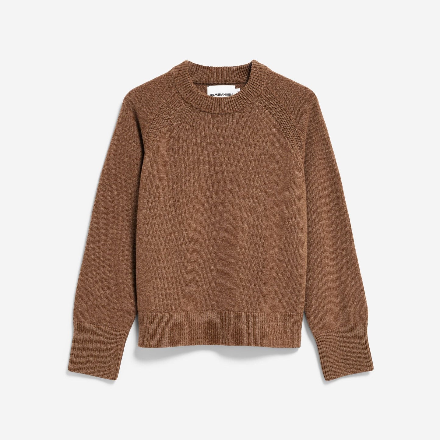 Wool Knit Sweater - Claystone Melange