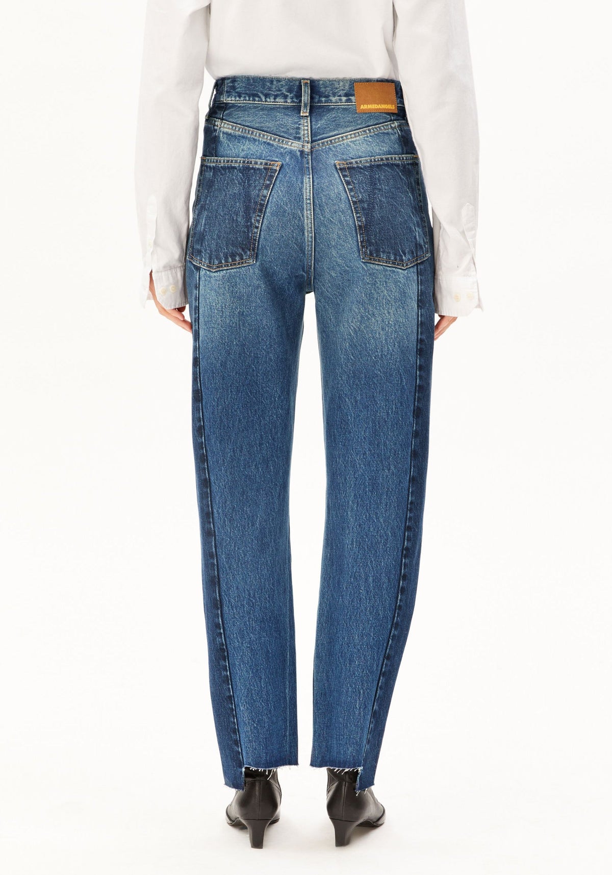 Aaikala Hight Waist Patch Jeans - Mosaic