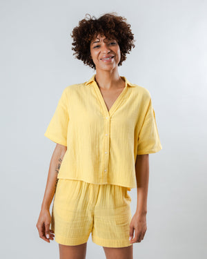 LAST ONE in S - Bubble Roxy Shorts - Yellow