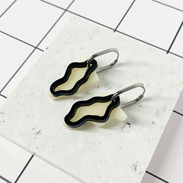 A Shape and a Line Earrings