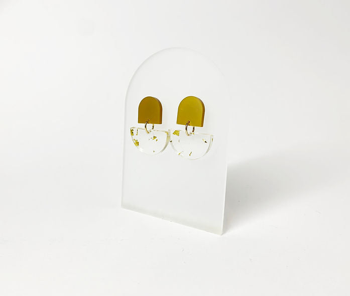 Gold Speckle Cara Earrings