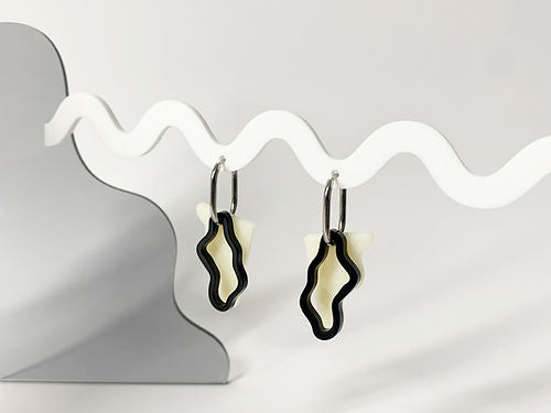 A Shape and a Line Earrings