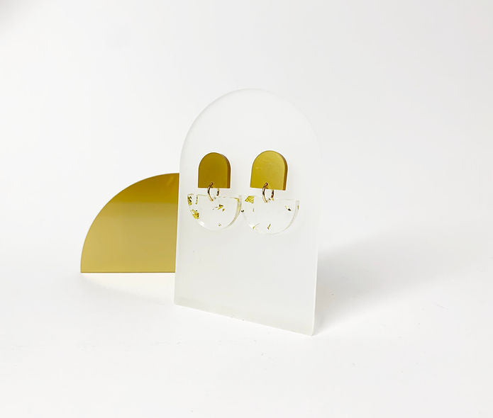 Gold Speckle Cara Earrings