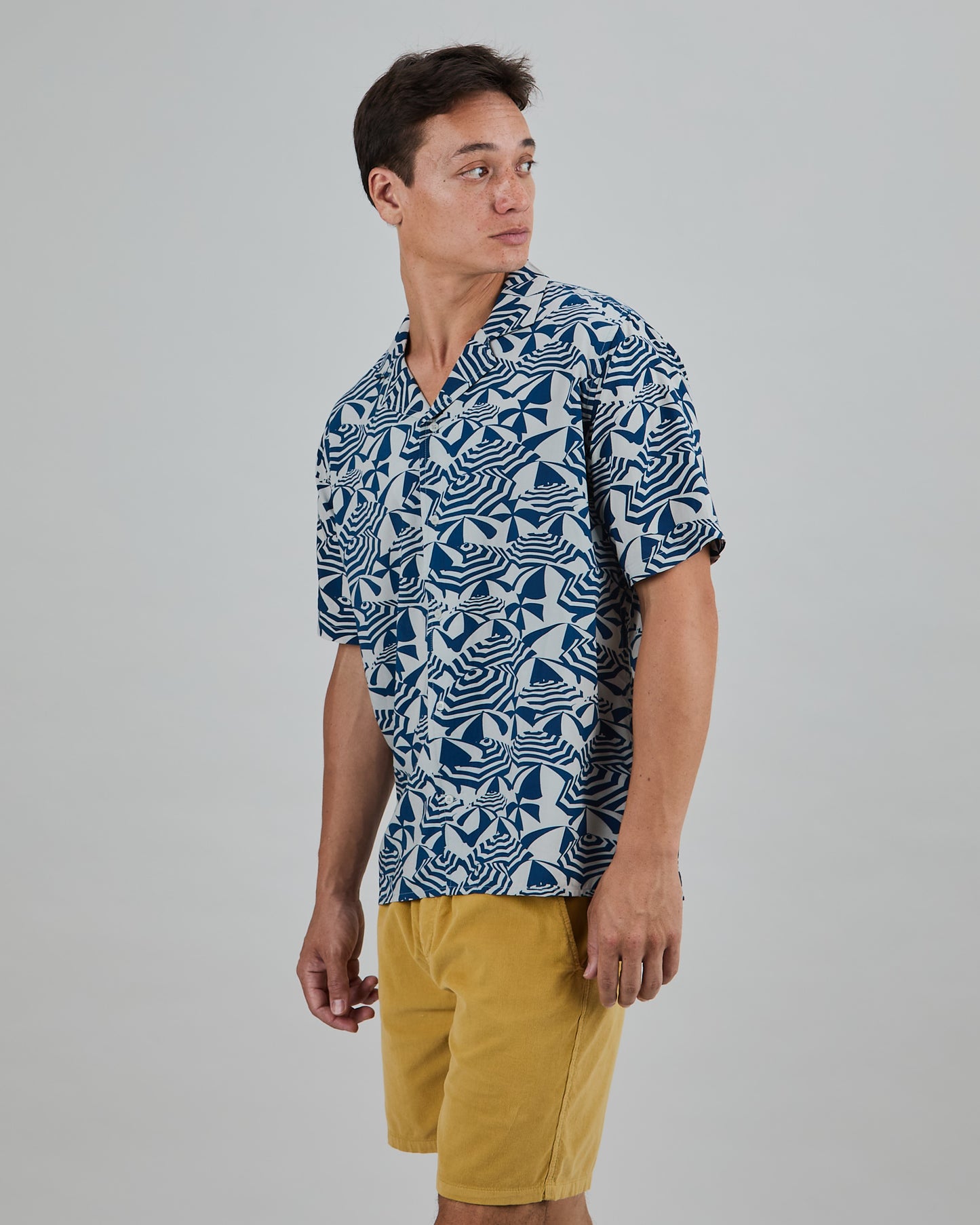 Sombrillas Aloha Shirt - Blue