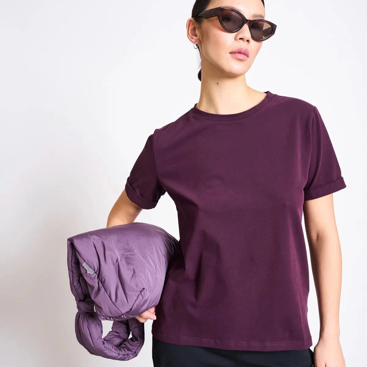 Boy Brushed T-Shirt - Cherry Lacquer