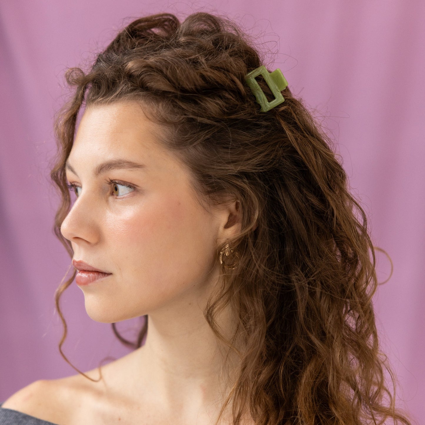 Hair Clip Small - Pistachio