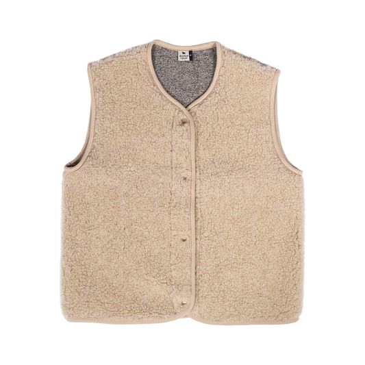 PRE-ORDER Tyb Light Wool Bodywarmer - Beige
