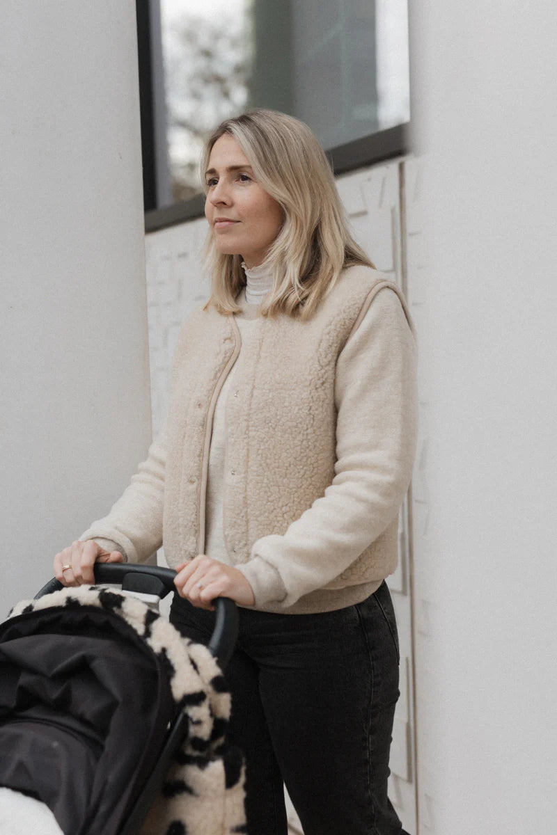 Tyb Light Wool Bodywarmer - Beige
