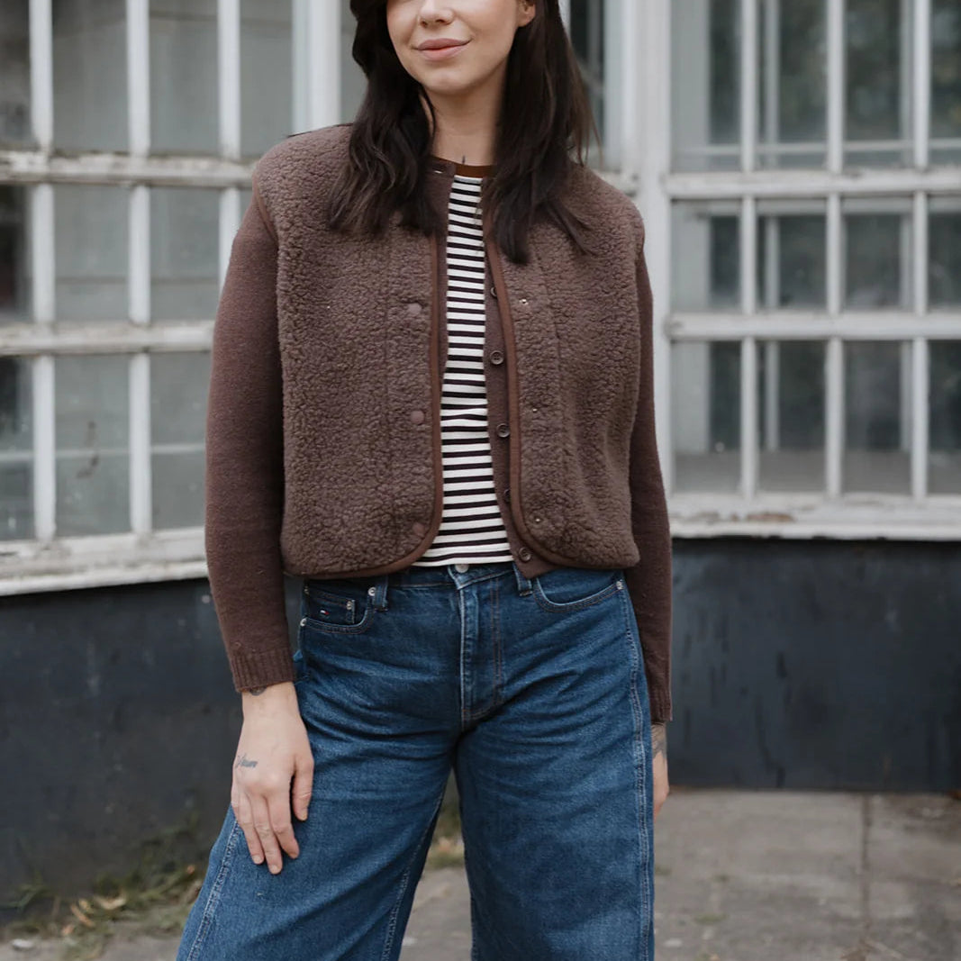 Tyb Light Wool Bodywarmer - Choco Martini