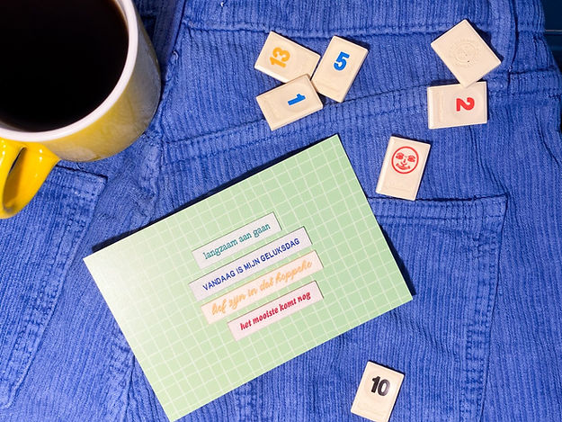 Greeting Card With A Message That Sticks - Quartet