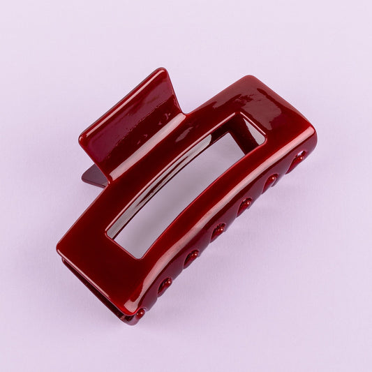 Hair Clip Large - Ruby
