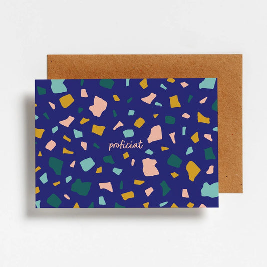 Postcard - Proficiat Marble