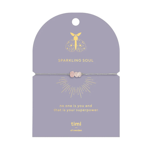 Chip Bracelet - Rose Quartz