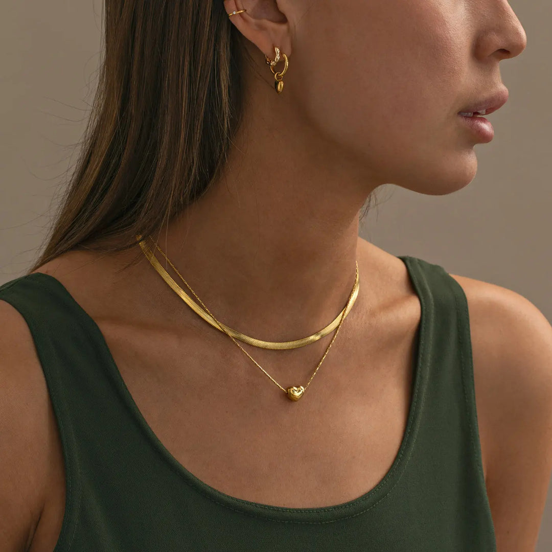 Ivy Snake Chain Necklace - Gold