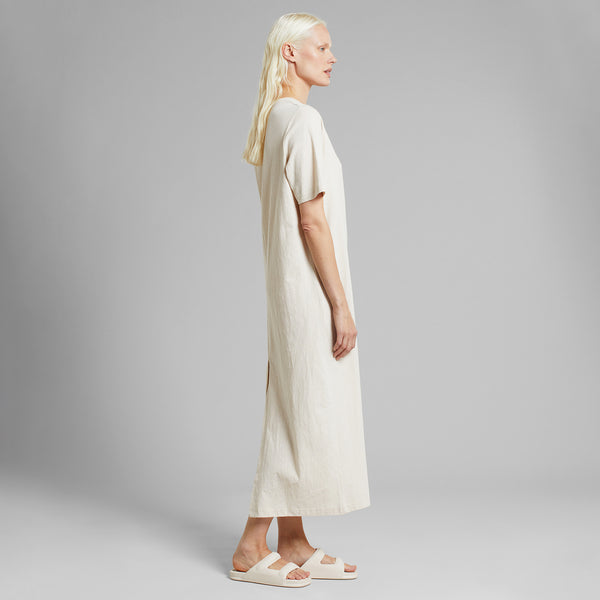 Lammhult Hemp Dress - Vanilla White