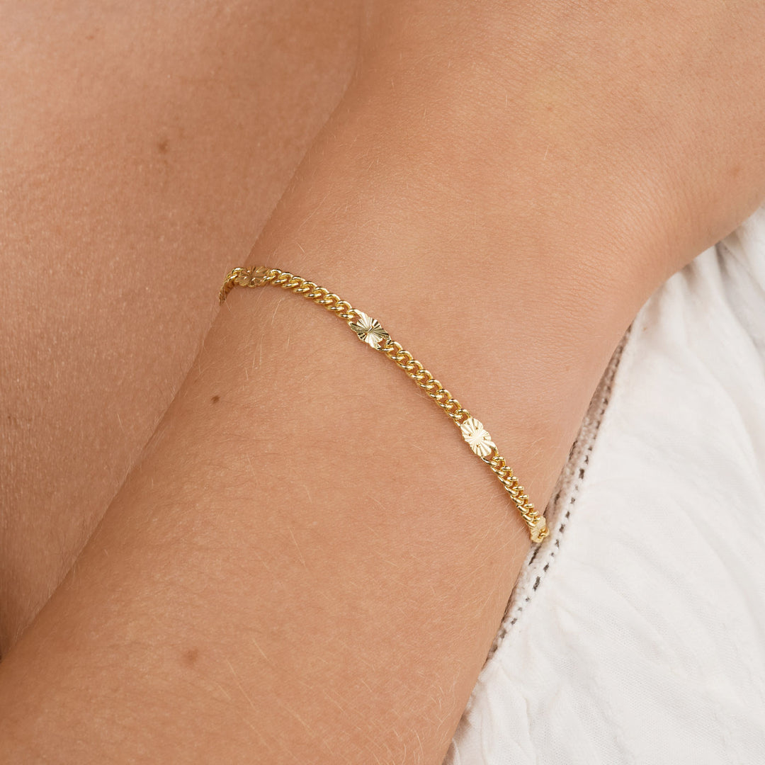 Sunday Vintage Chain Bracelet - Gold